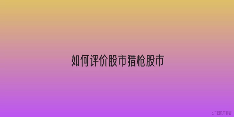 如何评价股市猎枪股市