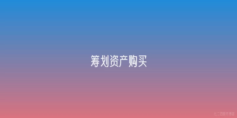 筹划资产购买